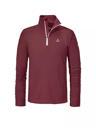 SCHÖFFEL | Zipshirt intimo da sci per bambini Napoli2 | dunkelrot